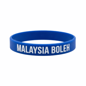 Custom silkscreen silicone wristband with printed logo wholesale Malaysia