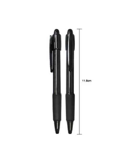 mini black plastic pen