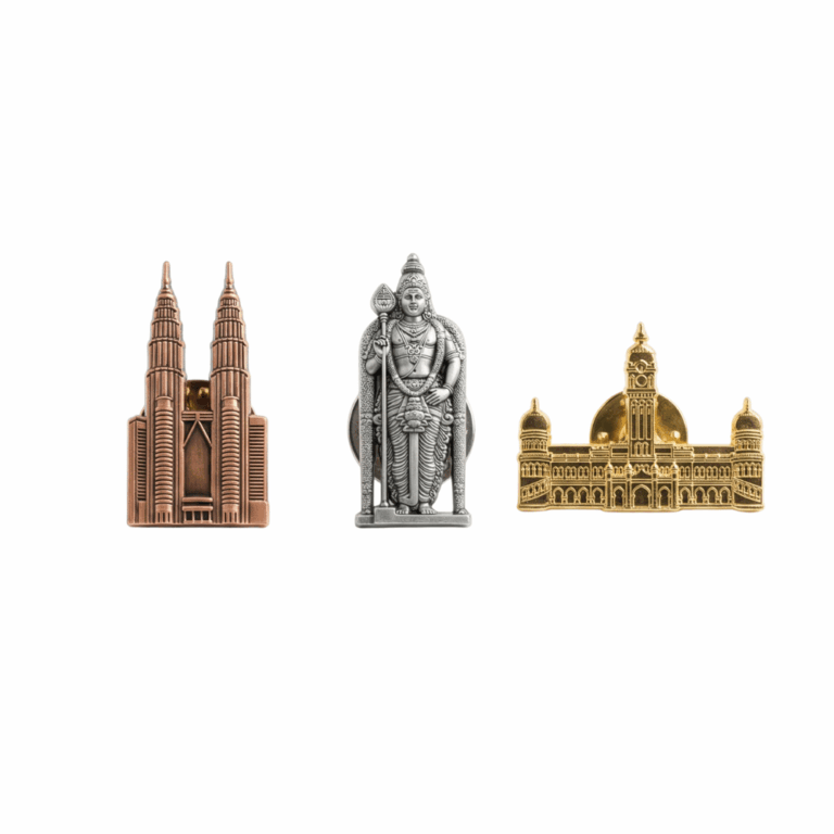 Custom 3D Lapel Pin Malaysia - Die Cast Relief Badge