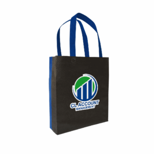 CN04 custom made two tone non woven bag mix color front and back 100gsm