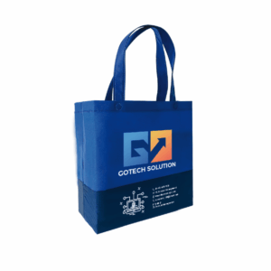 CN07 custom large non woven bag top and bottom mix color horizontal split wide gusset
