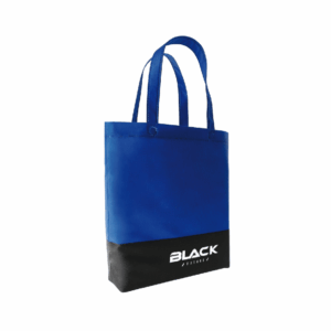 CN13 custom jumbo landscape non woven bag top and bottom mix color 14cm wide base 100gsm