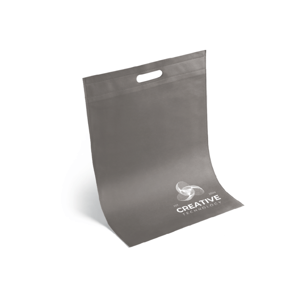 CN15 custom large die cut non woven bag A3 size for X-ray film and retail 100gsm
