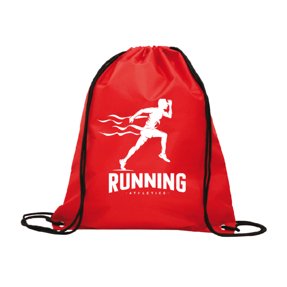 CN32 custom sewing non woven drawstring backpack shoe bag size 100gsm for gym and school