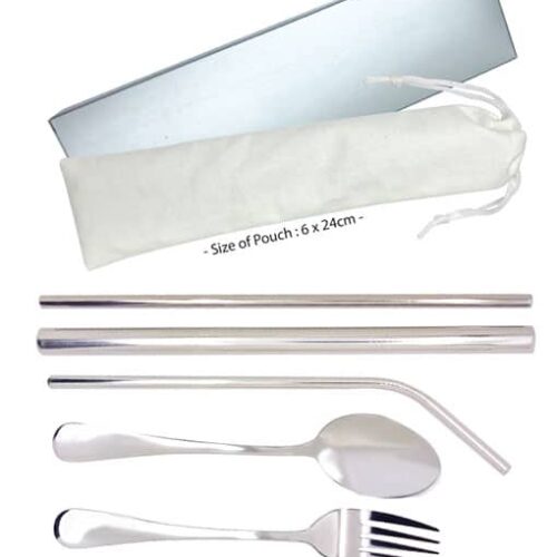 ES 02 - Eco Stainless Steel Straw Set