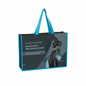 NH04 custom small rpet sewing bag full color sublimation printing for cosmetic gift 100gsm