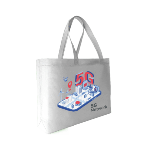 NB093H rPET recycled non woven bag A3 landscape with full color sublimation printing for exhibition