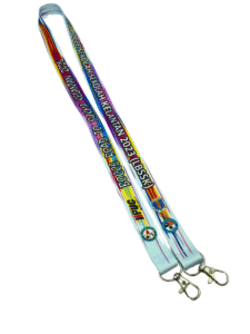 lanyard with double clip