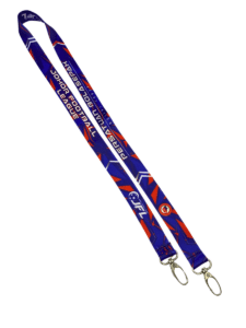 lanyard with double clip