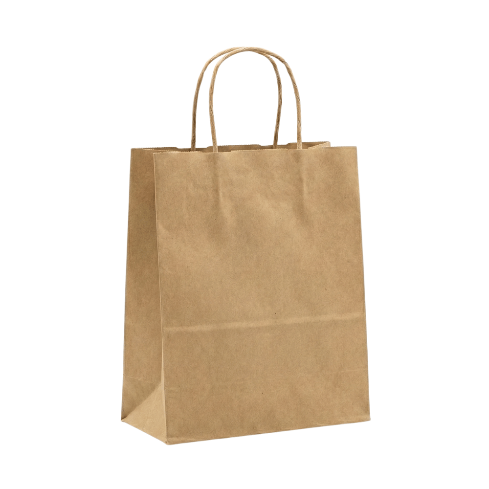 Custom brown kraft paper bag large size 26x31cm A4 portrait for seminar and exhibition Malaysia