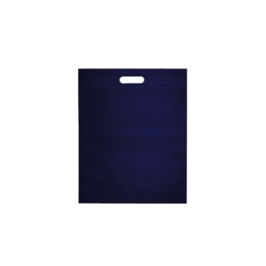 NW09 ready stock 90gsm non woven bag ultrasonic finished with A4 die cut handle 28x35cm