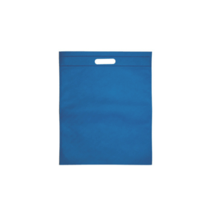 NW09 ready stock 90gsm non woven bag ultrasonic finished with A4 die cut handle 28x35cm