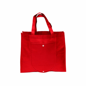 NW16 ready stock 90gsm foldable non woven bag large shopping tote 40x35cm with close view