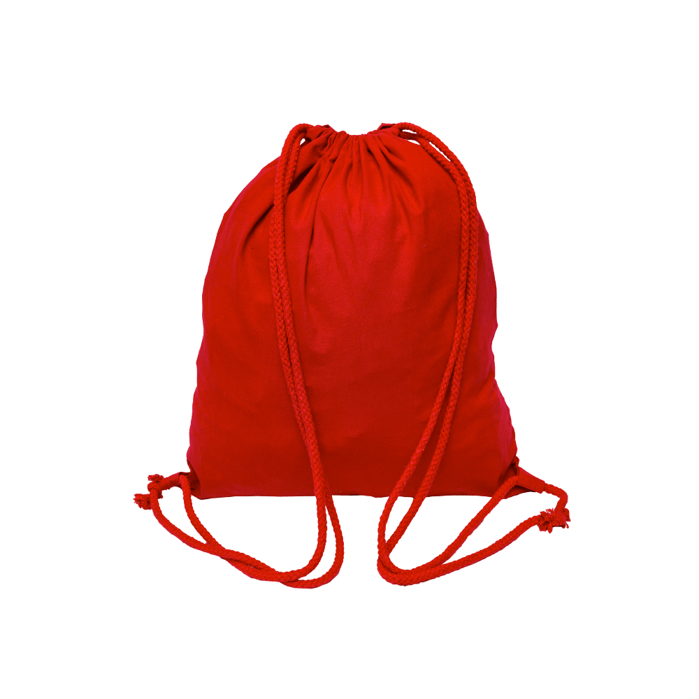 CB09 Ready Stock Canvas Drawstring Backpack – 34cm (W) x 42cm (H) (5oz Natural Cotton) - Image 2