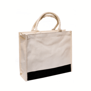 CB12 ready stock laminated canvas bag with top zipper water resistant for travel