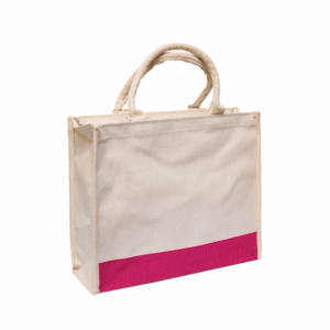 CB12 ready stock laminated canvas bag with top zipper water resistant for travel
