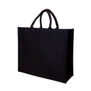 CB15 ready stock black canvas bag 10oz premium cotton with gold printing
