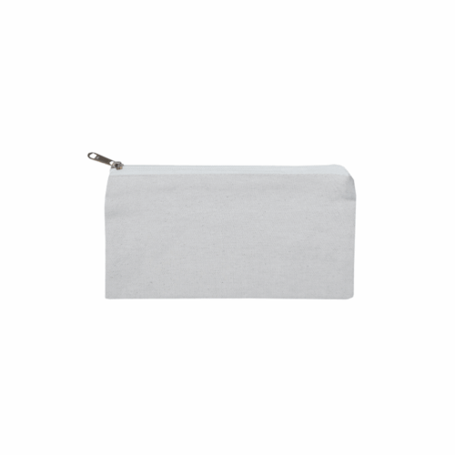 CB21 ready stock canvas pencil case 21x11cm zipper pouch for makeup and stationery