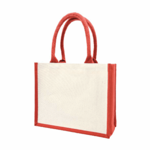 CB22 ready stock small laminated canvas bag 30x25cm for lunch box and gift hamper