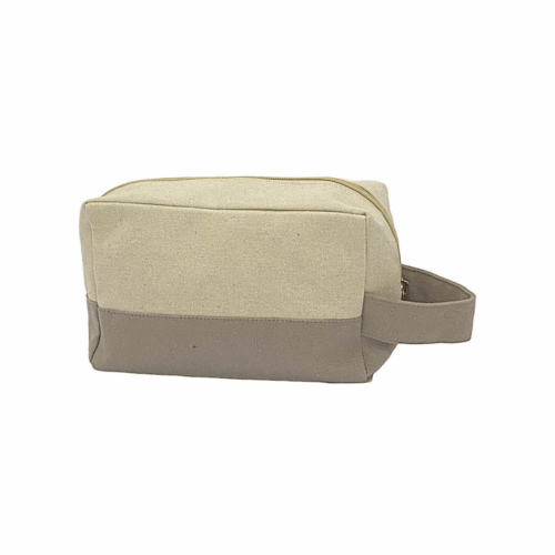 CB34 ready stock 12oz canvas multipurpose bag boxy shape for makeup and tech gadgets