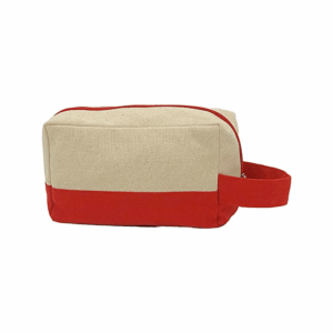CB34 ready stock 12oz canvas multipurpose bag boxy shape for makeup and tech gadgets