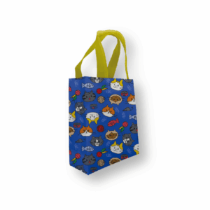 NR51 custom mini rpet ultrasonic bag with full side sublimation printing for premium gift 100gsm