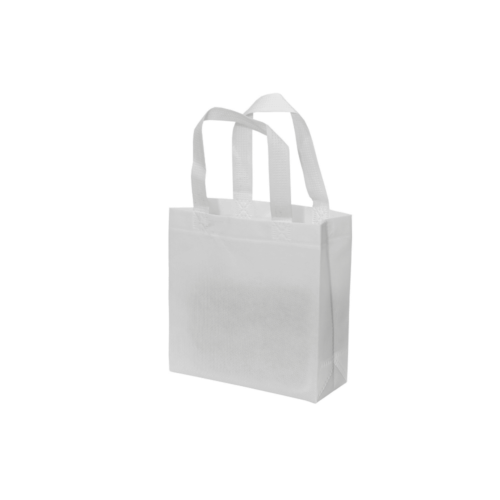 NW24 ready stock 75gsm non woven bag ultrasonic finished A5 size 20x20cm budget mini tote